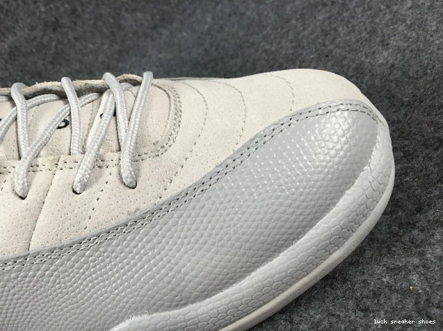 Cheap LUCY Low 12 Jordan Air 308317-002 Grey Suede 0819